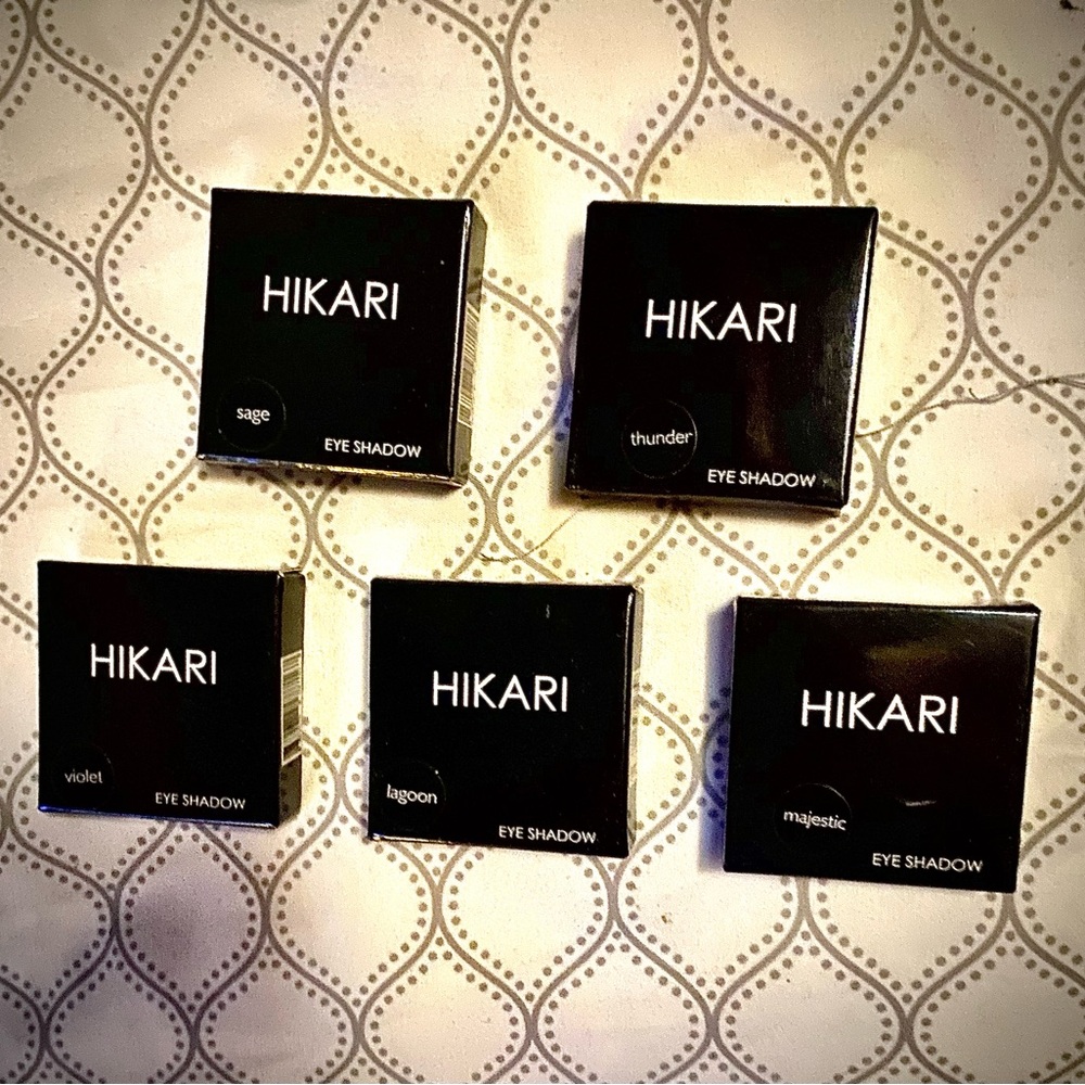 HIKARI Eye Shadow Set - Sage, Thunder, Violet, Lagoon, Majestic